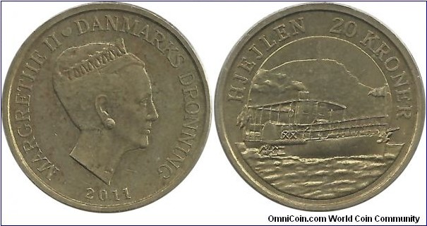 Denmark 20 Kroner 2011-Hjejlen