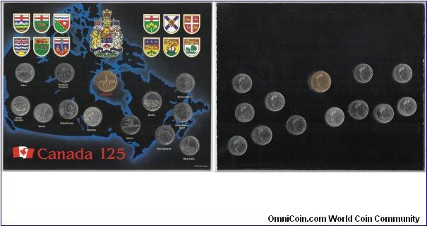Canada (125th Year of Confederation) 1992 Coin Set
