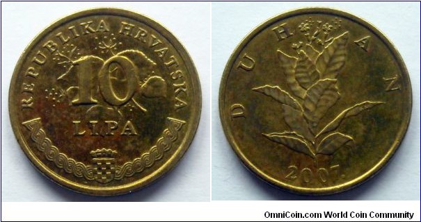 Croatia 10 lipa.
2007