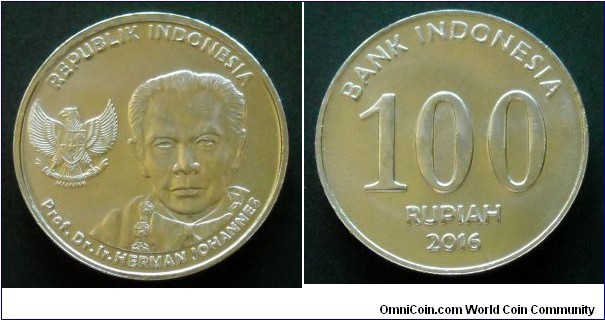 Indonesia 100 rupiah.
2016