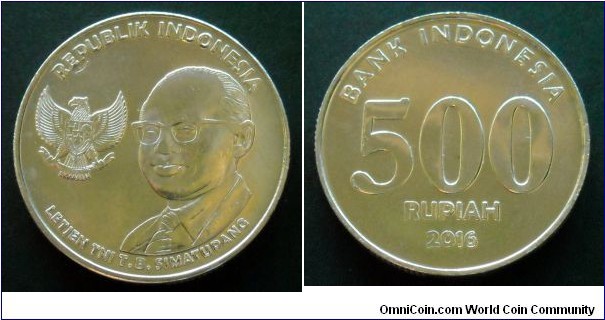 Indonesia 500 rupiah.
2016