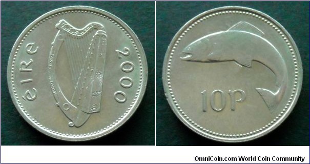 Ireland 10 pence.
2000