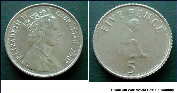 Gibraltar 5 pence.
2007