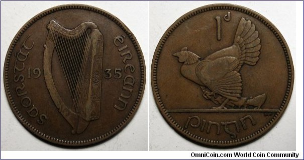 Ireland, 1 Pingin, Sp# 6630.