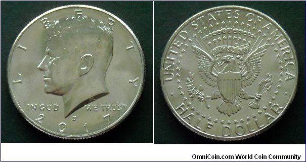 Kennedy Half Dollar.
2017 D