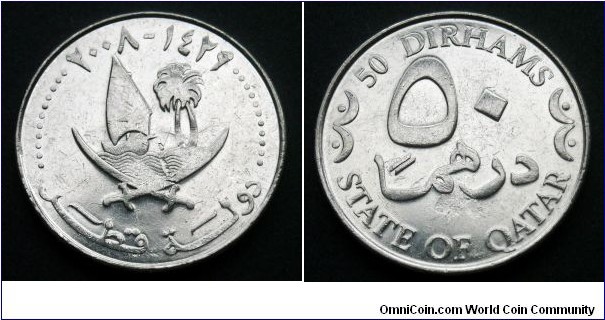 Qatar 50 dirhams.
2008 (AH 1429)