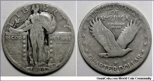 1926-S Standing liberty quarter.