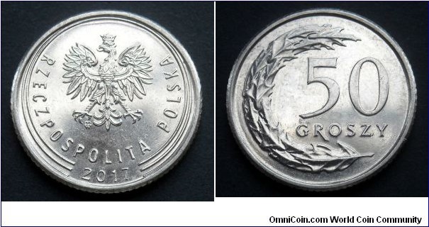 Poland 50 groszy.
2017