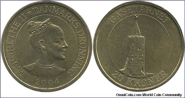 Denmark 20 Kroner 2004