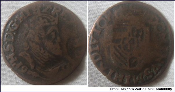 Philip II Liard from Brabant, VG grade.