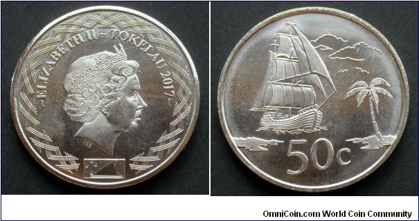 Tokelau 50 cents.
2017