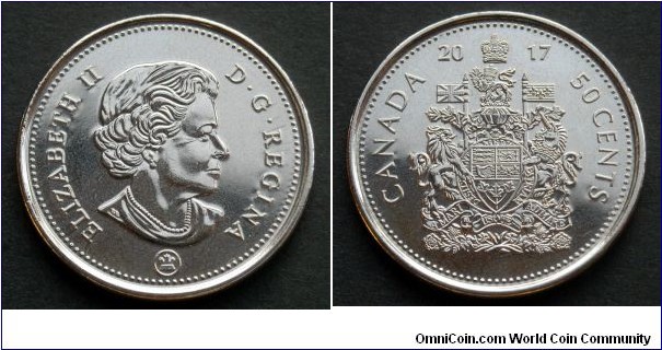Canada 50 cents.
2017