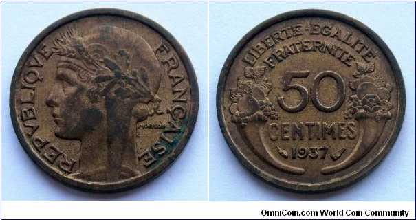 France 50 centimes.
1937