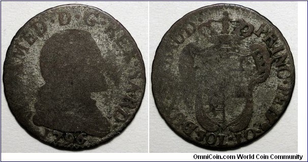 Italian States, 1796 10 Soldi Sardinia, KM#92.Q