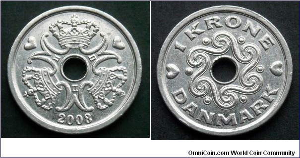 Denmark 1 krone.
2008