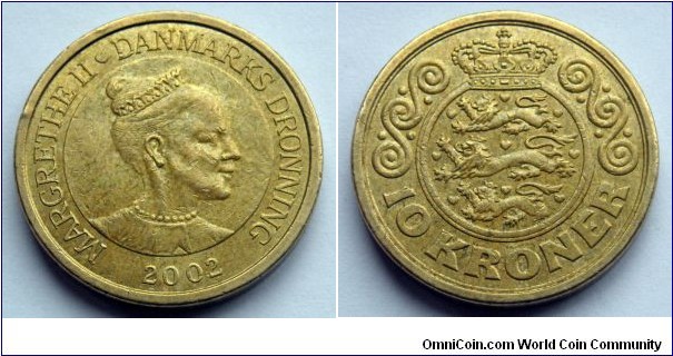 Denmark 10 kroner.
2002