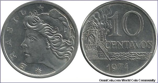 Brasil 10 Centavos 1974