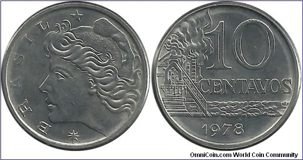 Brasil 10 Centavos 1978