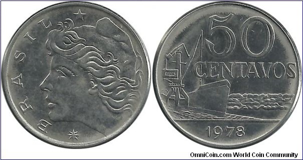 Brasil 50 Centavos 1978