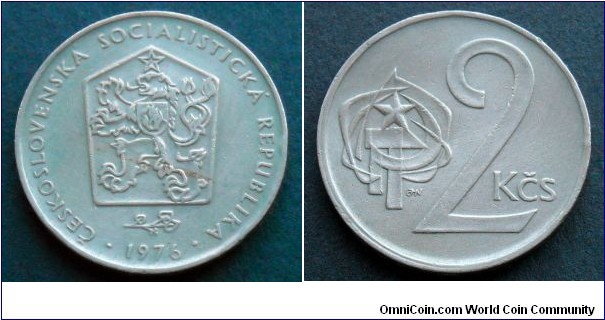 Czechoslovakia 2 koruny.
1976