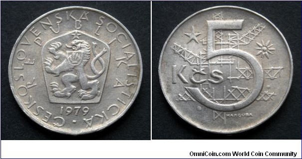 Czechoslovakia 5 korun.
1979