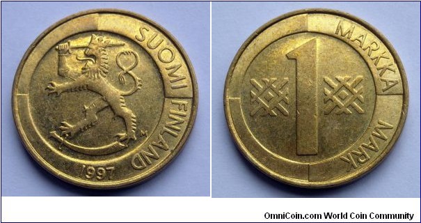 Finland 1 markka.
1997