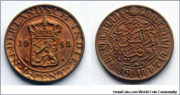 Netherlands East Indies. 1/2 cent.
1945