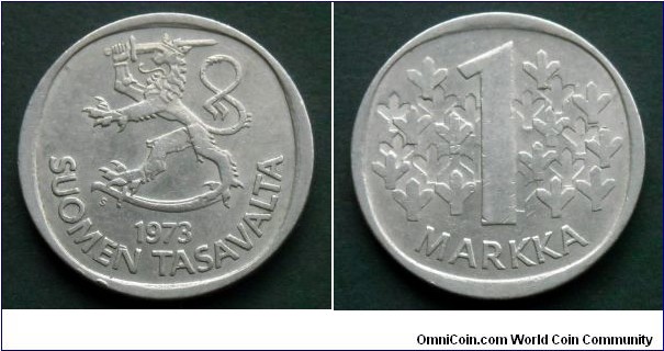Finland 1 markka.
1973