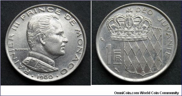 Monaco 1 franc.
1960