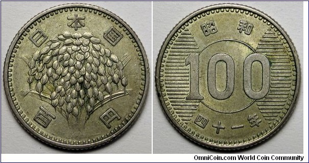 Japan, 1966(41) 100 Yen, Y#78.