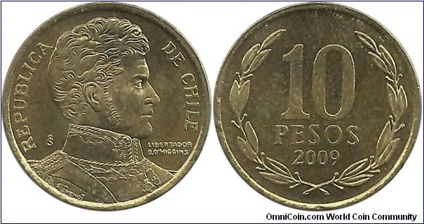 Chile 10 Pesos 2009