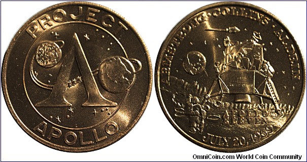 Apollo 11 commemorative medal