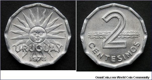 Uruguay 2 centesimos.
1978