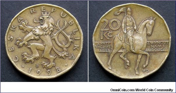 Czech Republic 20 korun.
1998