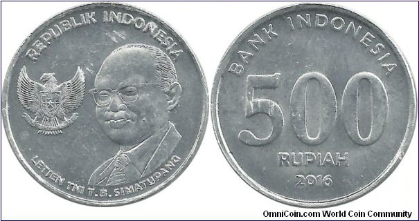 Indonesia 500 Rupiah 2016