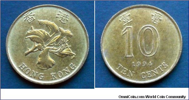 Hong Kong 10 cents.
1994