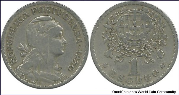 Portugal 1 Escudo 1930