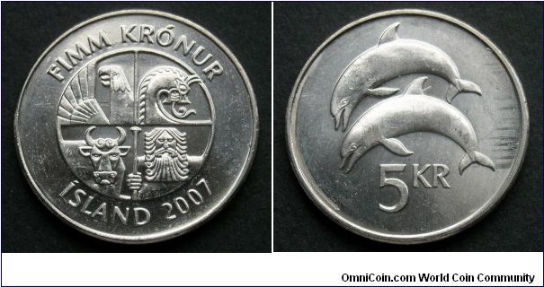 Iceland 5 krónur.
2007