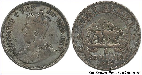 BEastAfrica 1 Shilling 1925