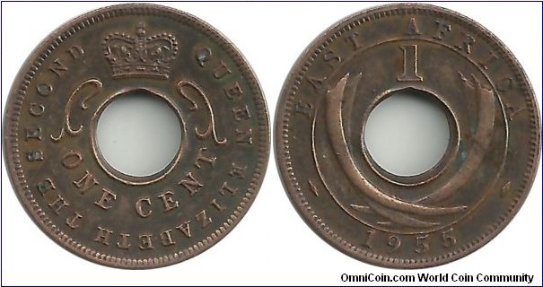 BEastAfrica 1 Cent 1955