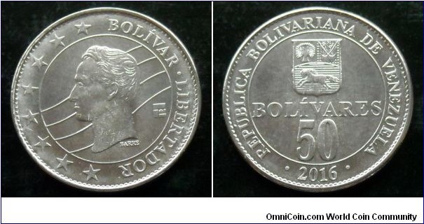 Venezuela 50 bolivares.
2016