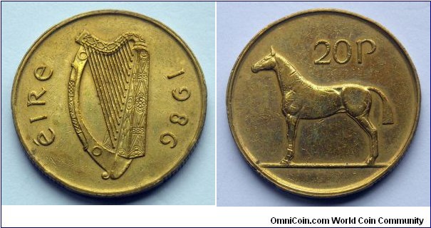 Ireland 20 pence.
1986
