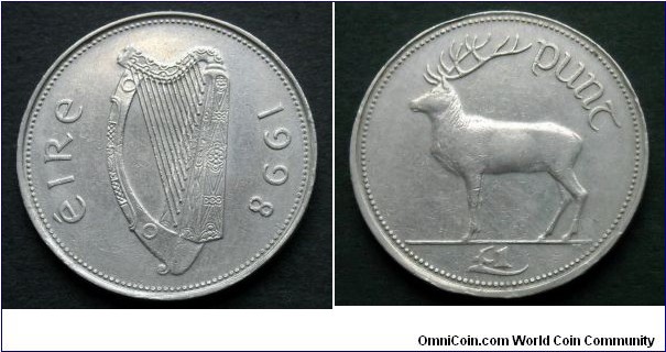 Ireland 1 pound.
1998