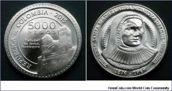 Colombia 5000 pesos.
2015, Laura Montoya Upegui.