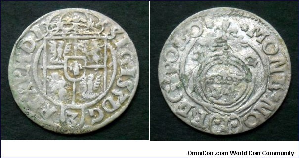 Półtorak (3/2 grosza) 
1622, Ag. Mint Bydgoszcz (Bromberg) King Sigismund III Vasa.