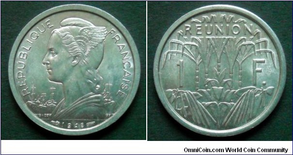 Reunion 1 franc.
1948