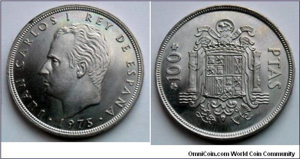 Spain 100 pesetas.
1975(76)