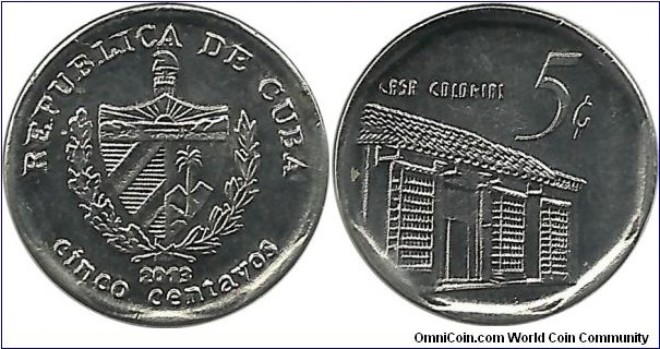 Cuba(CUC) 5 Centavos 2013