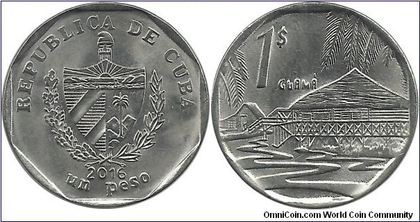 Cuba(CUC) 1 Cuban Convertible Peso 2016