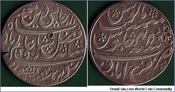 Bengal Presidency N.D. 1 Rupee - Year 45.